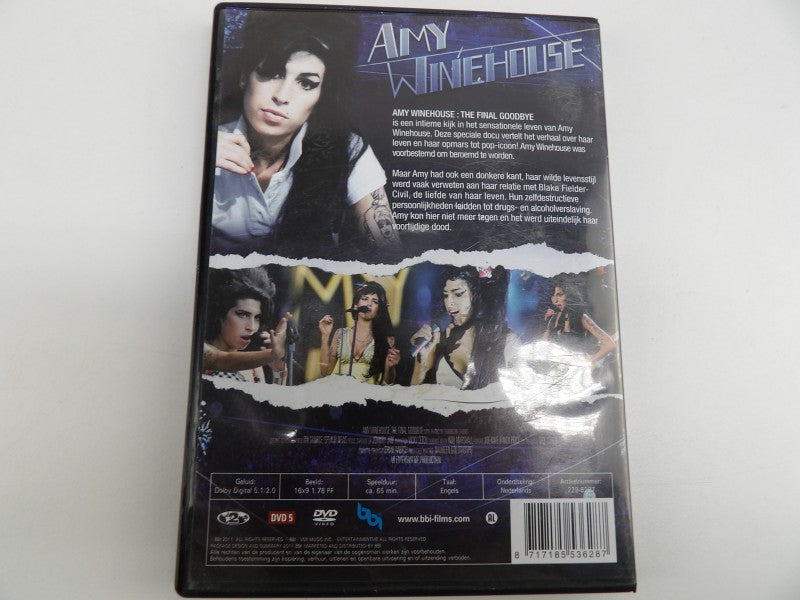 DVD, Amy Winehouse: The Final Goodbye, 2011