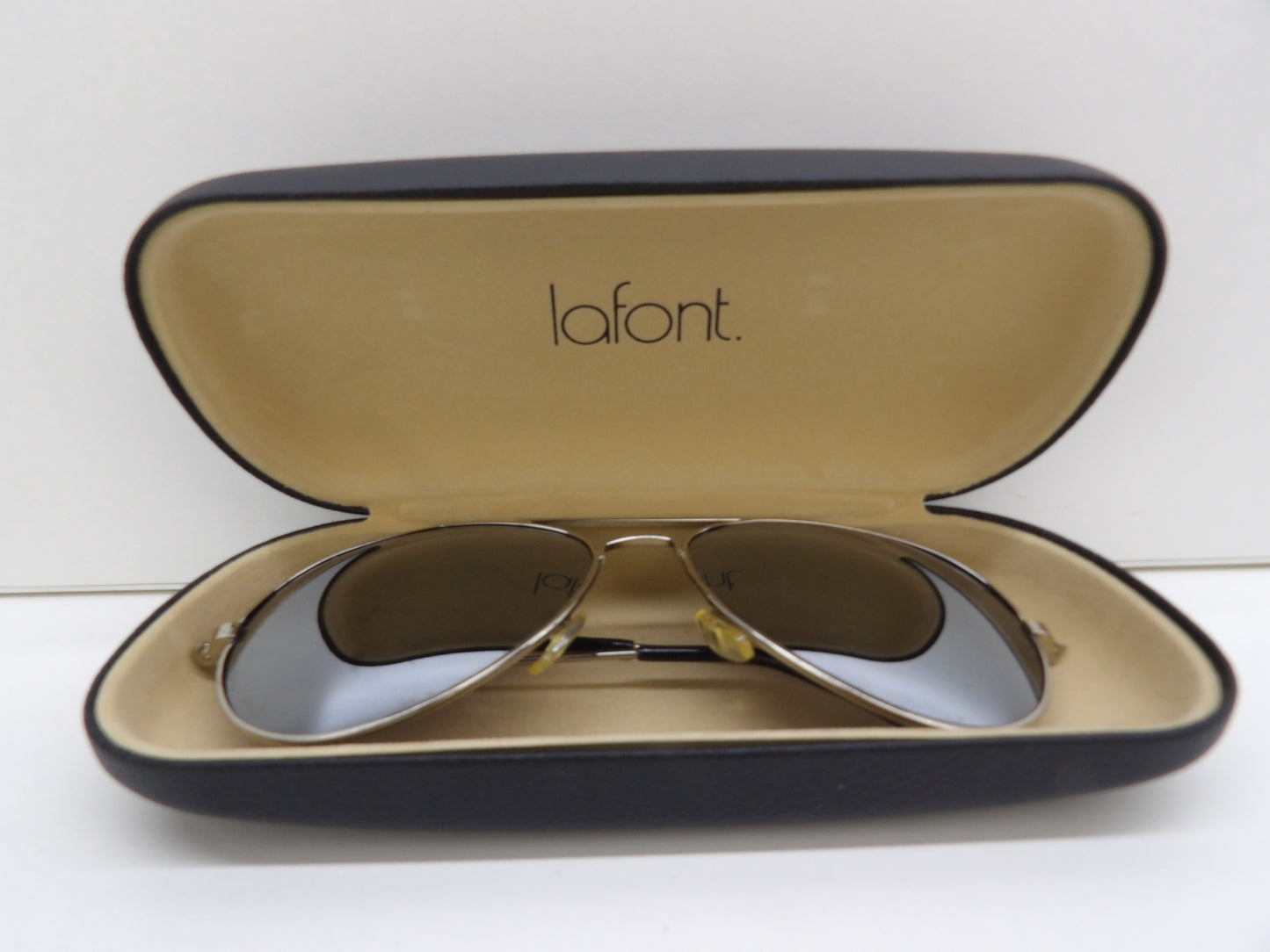 Zonnebril / Pilotenbril: Aviator + Brillendoos: Lafont