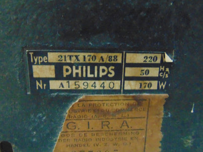 Old School TV: Philips, 1957