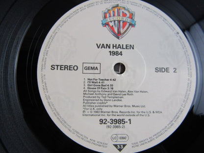 LP, Van Halen: MCMLXXXIV, 1984