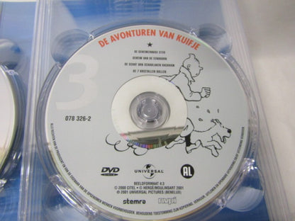 Dvd-box: Kuifje, 22 Avonturen van Kuifje, 2001