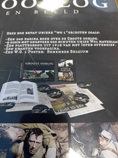Nieuwe DVD Box + Boek: De Groote Oorlog In Woord En Beeld