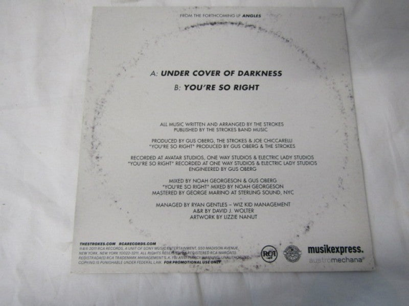 Limited Edition Single, The Strokes: Under Cover Of Darkness, 2011