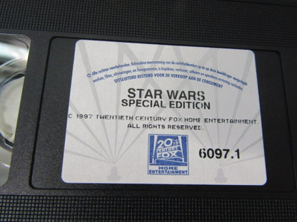 3 x VHS / Filmbox: Star Wars Trilogy, 1997
