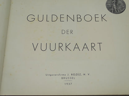 Boek: Guldenboek Der Vuurkaart, 1937