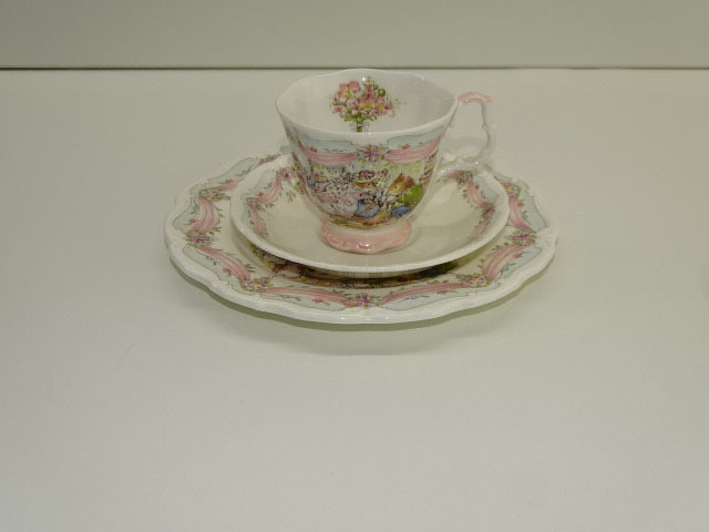 3-Delige Set: Royal Doulton, The Wedding, Porselein