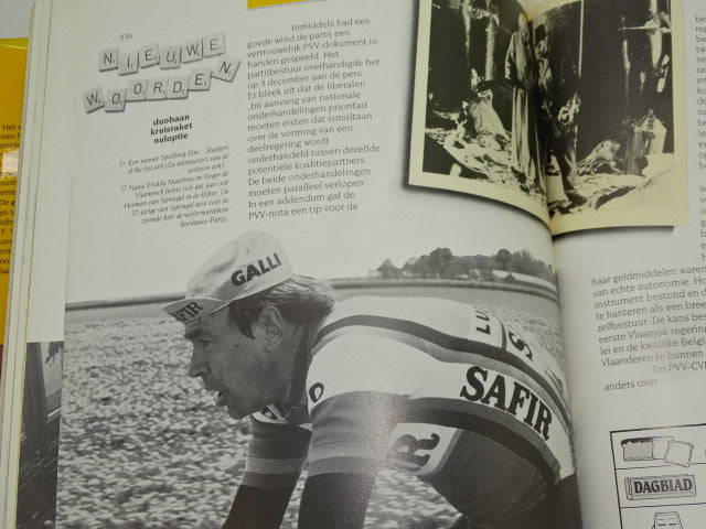 Boek, Gesigneerd, Op De Barrikaden: Toon Van Overstraeten, 1984