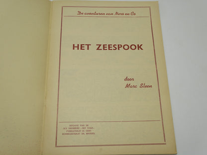 Strip: Nero, Het Zeespook, 1ste Druk, 1962