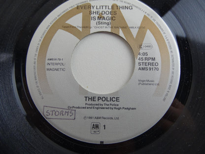 Single, The Police: Every Little Thing She Does Is Magic, 1981