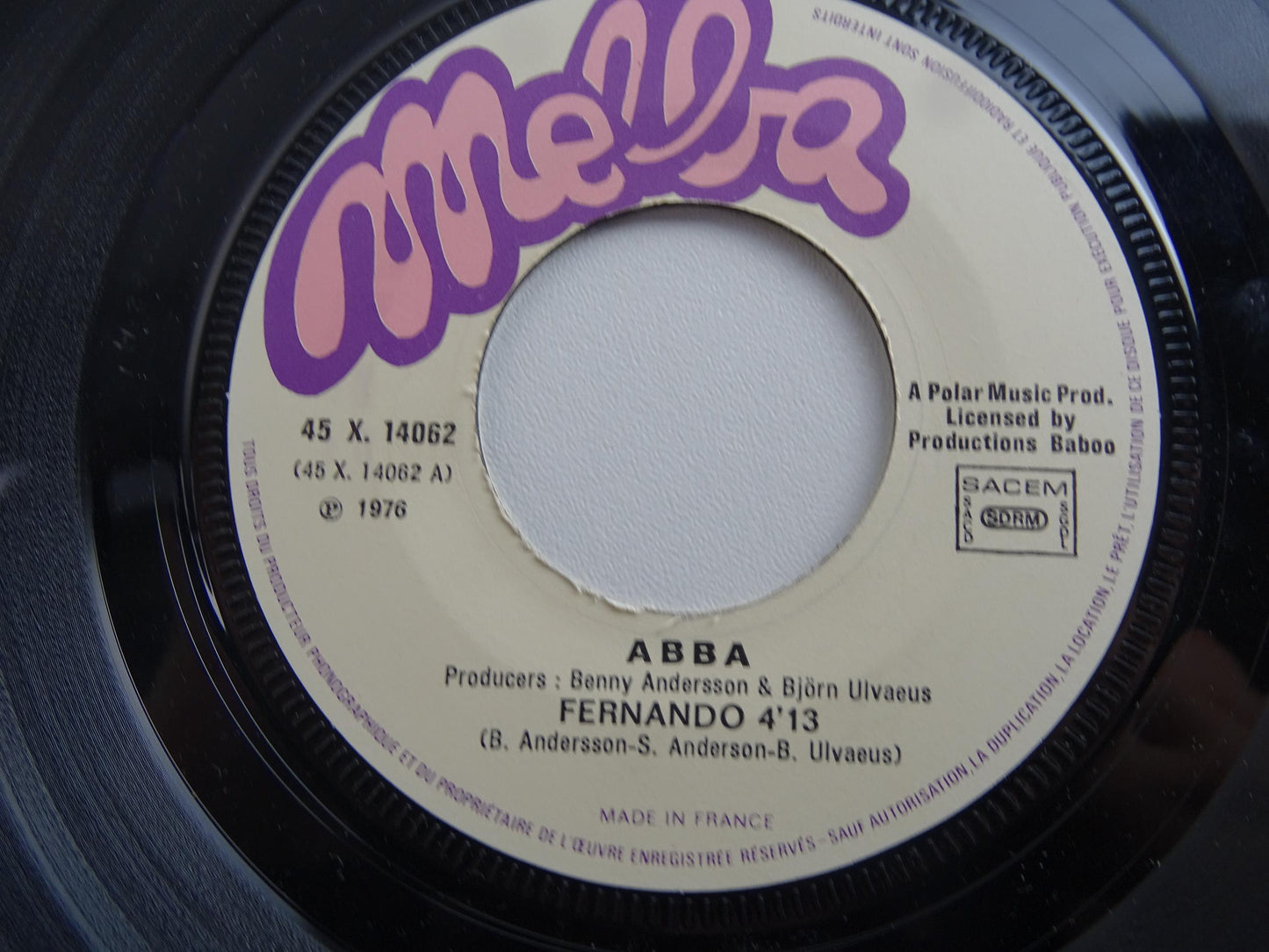 Single, ABBA: Fernando, 1976