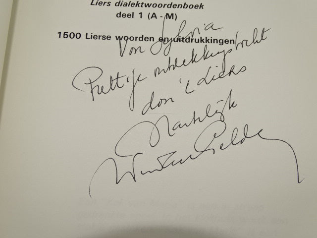 Gesigneerd Boek: Kak Van Maria, Wim Van Gelder, 1985