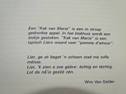 Gesigneerd Boek: Kak Van Maria, Wim Van Gelder, 1985