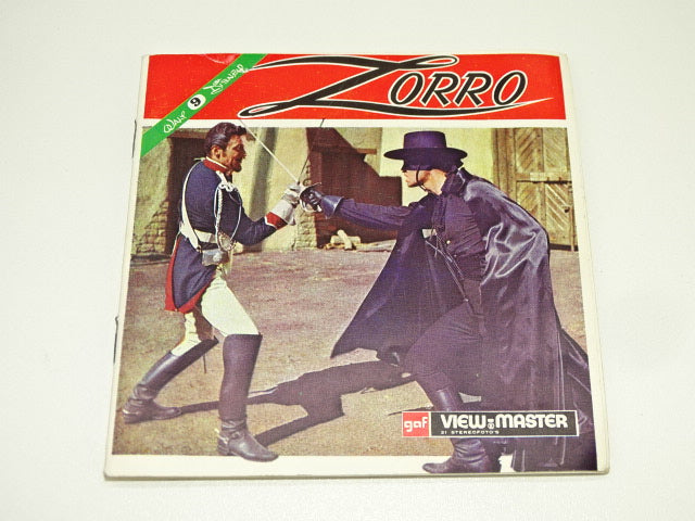 Viewmaster Schijven met Boekje: Zorro, 1958