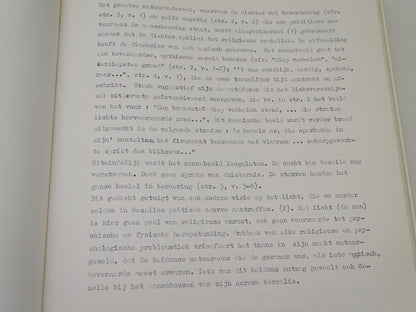 Boek / Licentiaatsverhandeling: Het Lichtmotief In De Poëzie Van G. Gezelle, Egbert Aerts, 1968