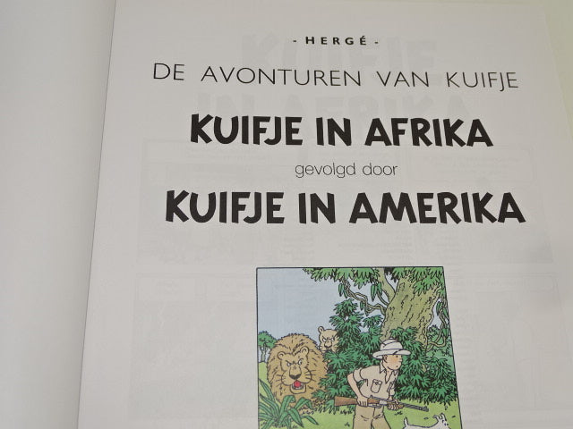 Dubbelstrip, Kuifje: Kuifje In Afrika / Kuifje In Amerika, 1986