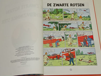 Dubbelstrip, Kuifje: De Zwarte Rotsen / De Geheimzinnige Ster, 1986