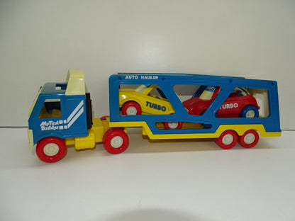 Vrachtwagen +2 Auto's en Oplegger: My First Buddy's, Buddy L. Corp., 1987