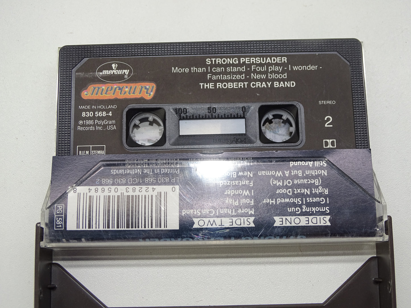 Casette / Tape, Robert Cray: Strong Persuader, 1986