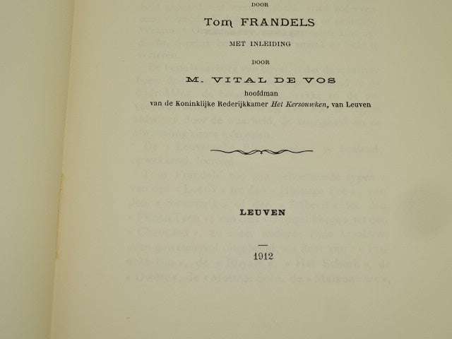 Boek, Heemkunde, Leuvensche Bloemlezing: Tom Frandels, 1975