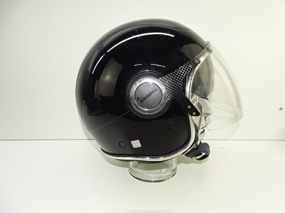 Motorhelm: Zwart Met Zonnevizier: VESPA VJ