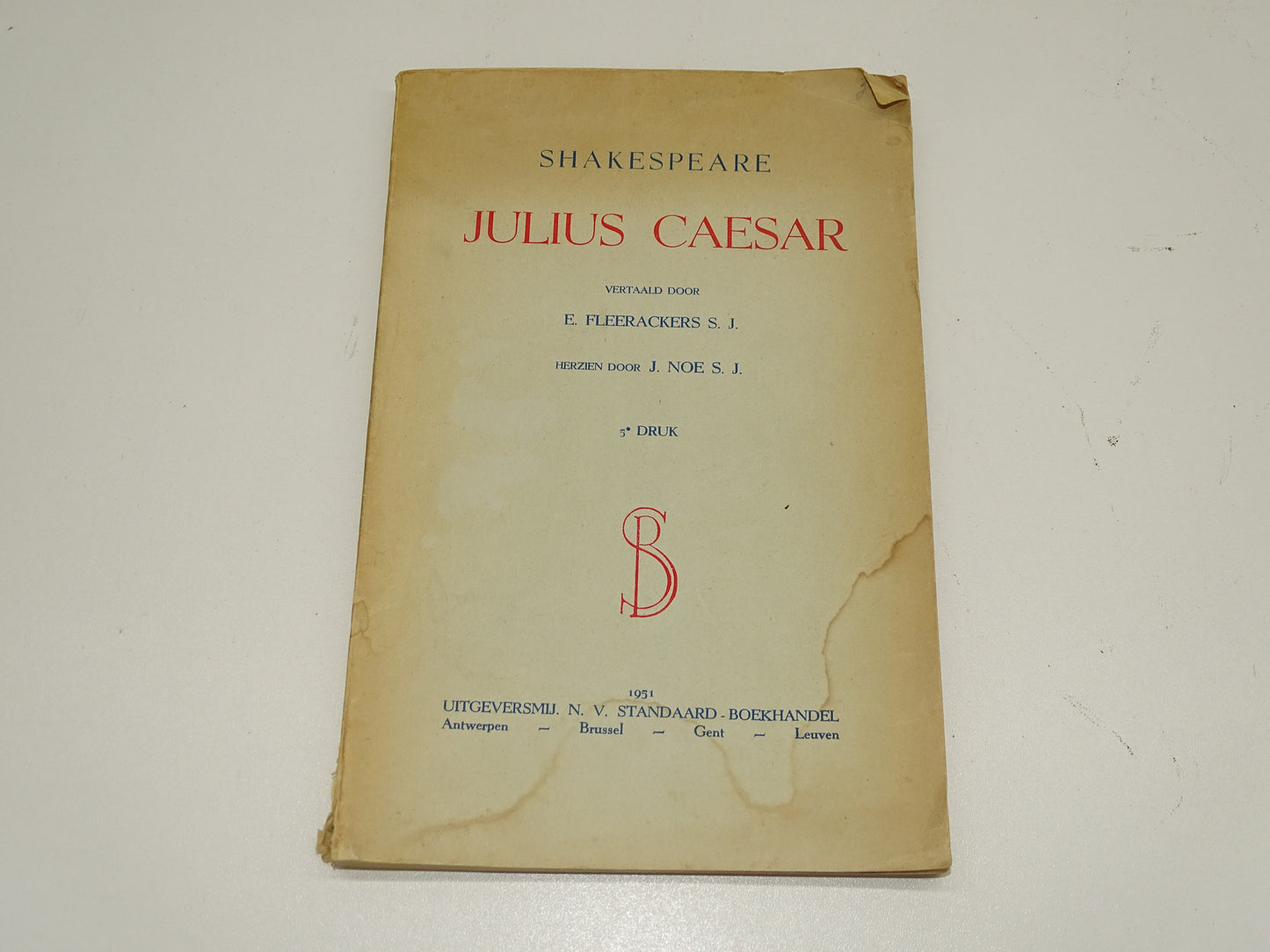 Boek: Shakespeare, Julius Caesar, 1951