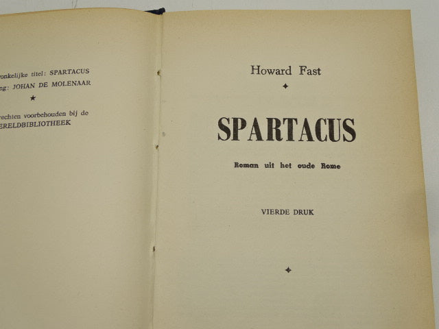 Boek: Spartacus, Howard Fast