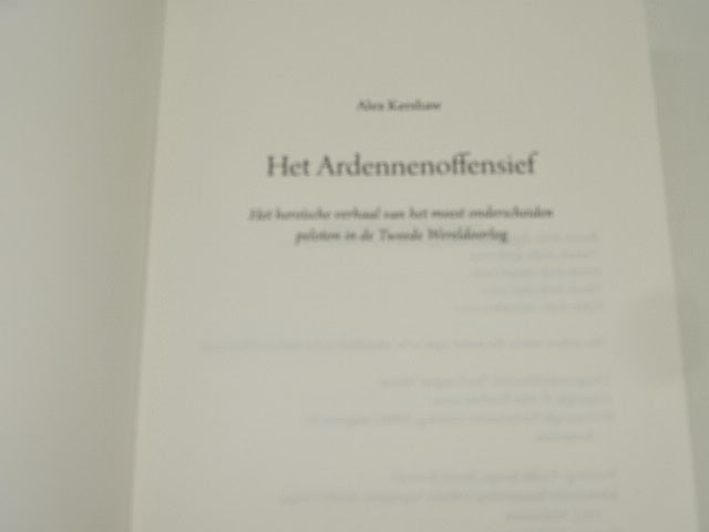 Boek: Het Ardennenoffensief, Alex Kershaw