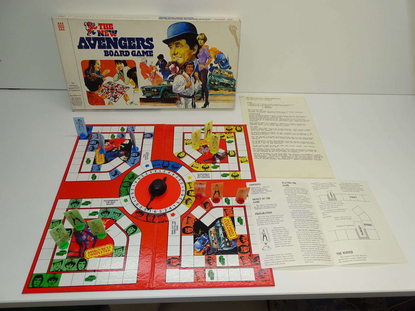 Gezelschapsspel: The New Avangers Board Game, 1977