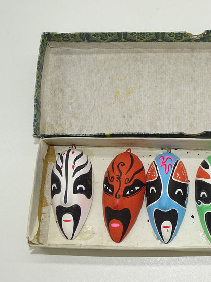 Maskers: 6 Mini Jing Opera Maskers