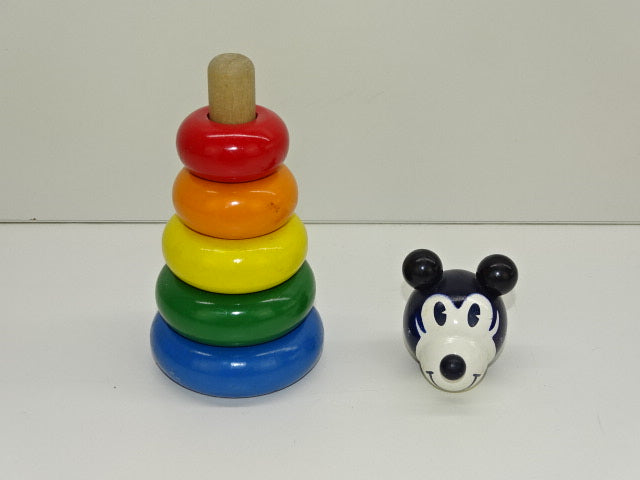 Houten Stapeltoren: Mickey Mouse, Donaldson, Disney