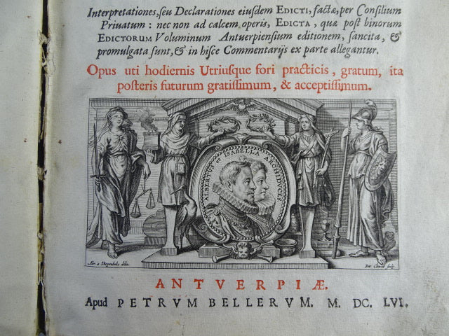 Antiquarisch Boek: Wetboek, Antonius Aselmo, Albert en Isabella, 1656