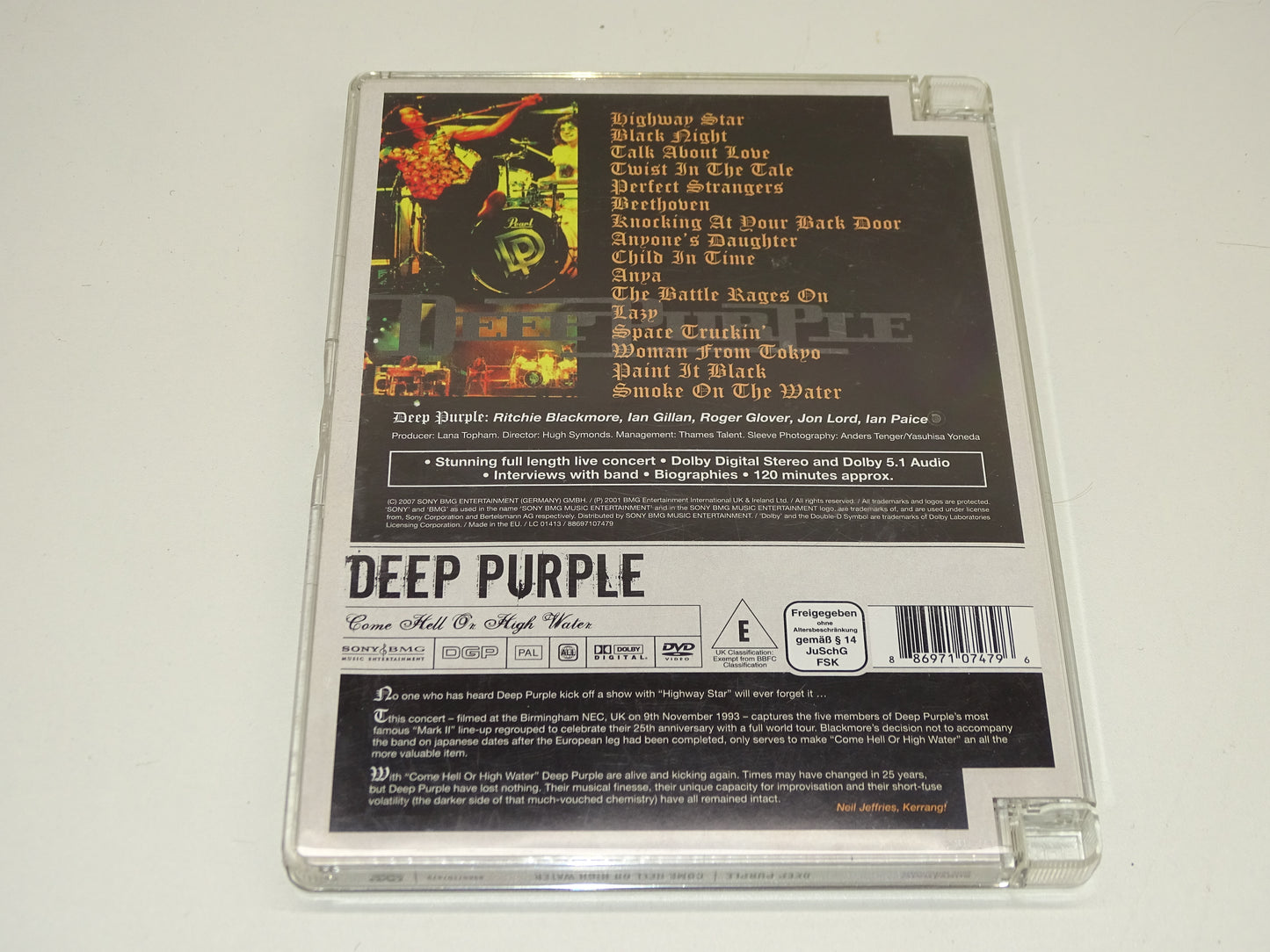 DVD: Deep Purple: Come Hell Or High Water, 2007