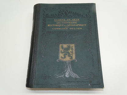 Boek: Dictionnaire Historique Et Géographique Des Communes Belges, 1933