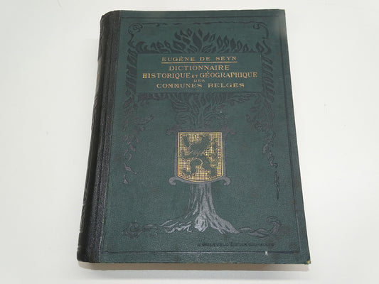 Boek: Dictionnaire Historique Et Géographique Des Communes Belges, 1933