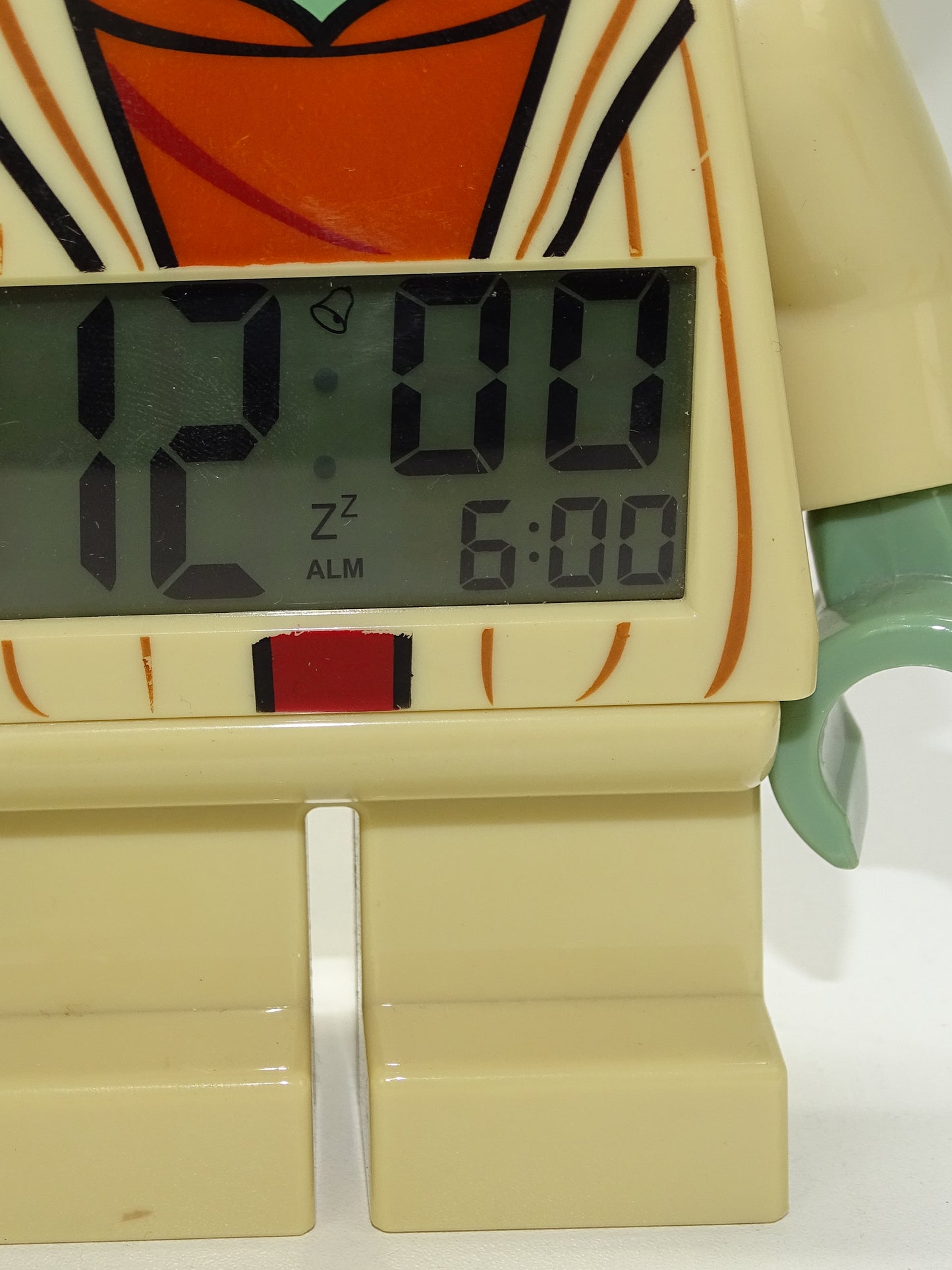 Werkende Alarm Klok: Lego Star Wars, Yoda, 2013