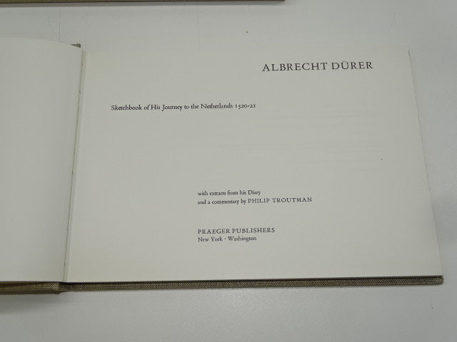 Kunstboek: Sketchbook, Albrecht Dürer, Praeger, 1971