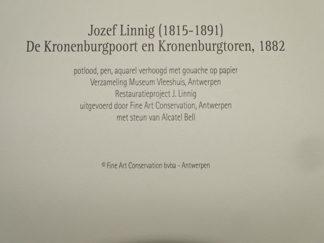 Kunstwerk: Jozef Linnig, kunstmap, Pentekening