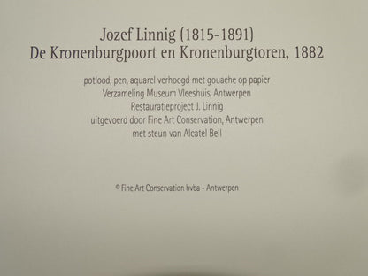 Kunstwerk: Jozef Linnig, kunstmap, Pentekening