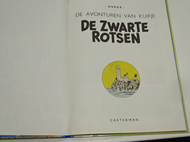 Hardcover Strip, Kuifje: De Zwarte Rotsen, 2008