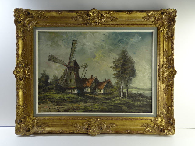 Schilderij: Molen met Molenaarswoning