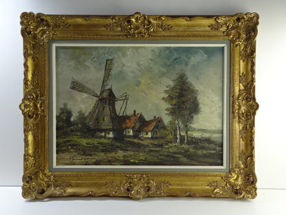 Schilderij: Molen met Molenaarswoning