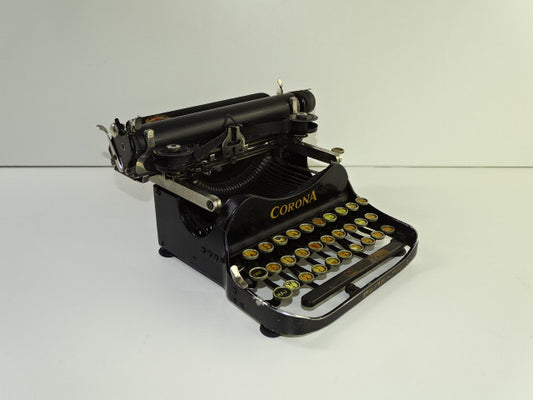 Antieke Typemachine: Corona 3, 1917