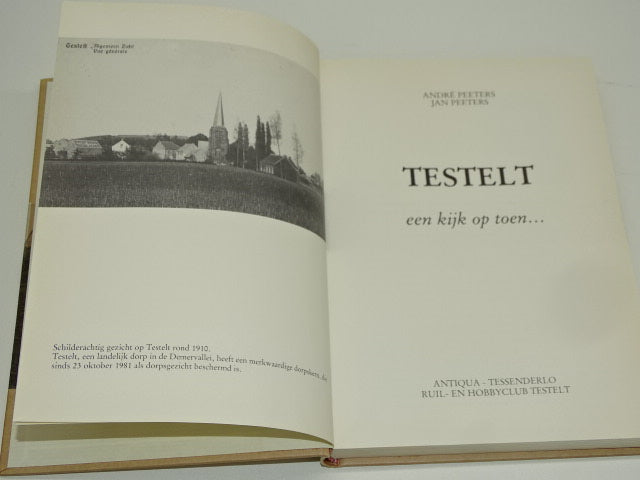 Boek: Testelt, een kijk op toen ..., Andre Peeters, 1986