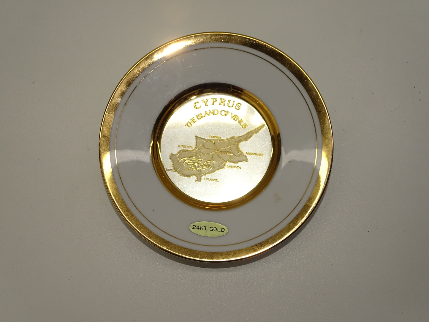 Sierbord: Cyprus, 24 KT Gold, Art Of Chokin