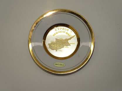 Sierbord: Cyprus, 24 KT Gold, Art Of Chokin