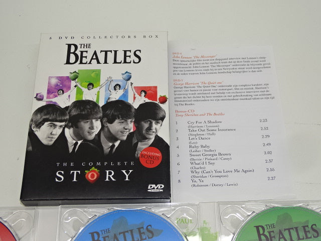 5 DVD Box, The Beatles: The Complete Story + Bonus CD