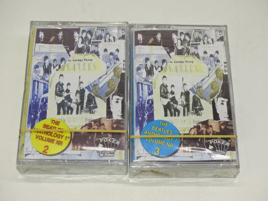 2 x Nieuwe Cassette / Tape, The Beatles: Anthology 1, Vol. 2 + Vol. 3, 1995