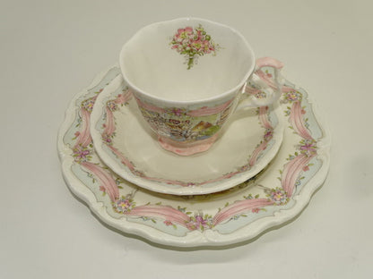 3-Delige Set: Royal Doulton, The Wedding, Porselein