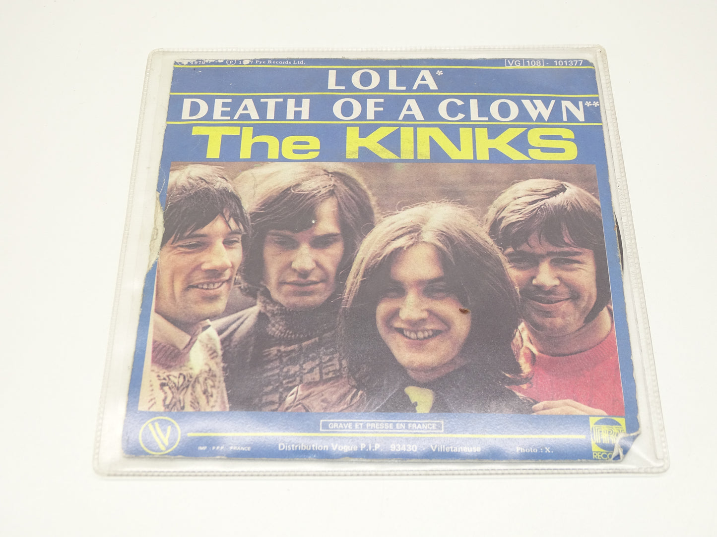 Single, The Kinks: Lola, Death Of A Clown, 1980