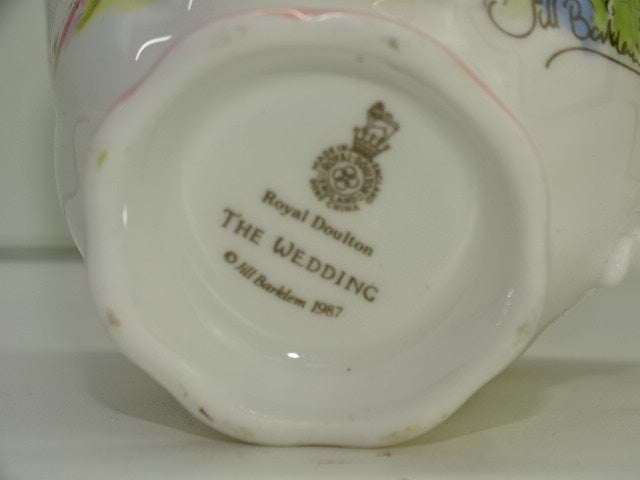 3-Delige Set: Royal Doulton, The Wedding, Porselein